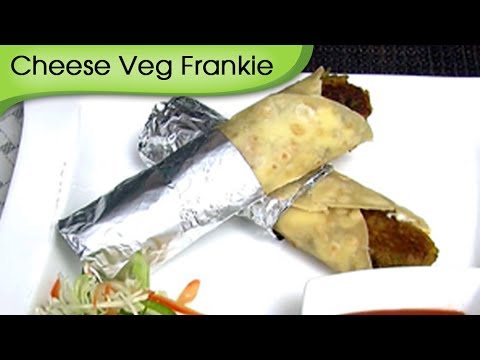 Veg Cheese Frankie | Quick Easy To Make Snack | Popular Street Food Recipe By Ruchi Bharani