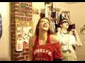 doing a lipsync and dance to believe by cher =)