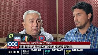 ATENCIÓN  DEL  COMERCIO PARA LAS FIESTAS