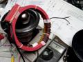 Demo of Two Inch Sphere Magnet generating over 300 volts AC