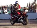 Honda CBR 954 Reverse Wheeling Crash