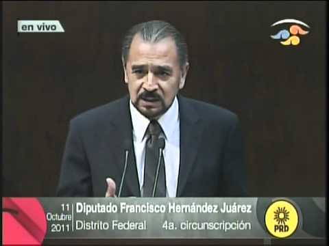 Dip. Fed. Francisco Hernández Juárez en tribuna