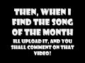 song of the month - please vote!  :D