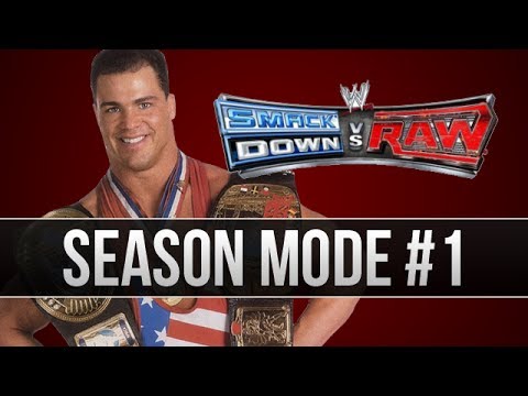 WWE SvR Season Mode - w/ Kurt Angle (Episode 1)
