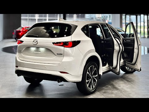 2025 mazda cx 5 s premium luxury suv  arctic white