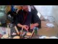 Click here to watch this video Man making cookies at Sensoji Temple