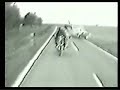 Motorcycle crashes into an oncoming car - accident