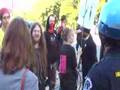NO WAR NO WARMING Protesters evade police entrapment