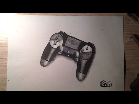 how to draw ps4 controller