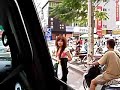 City driving Yinchuan