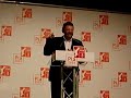 Parlament de Ximo Puig en l'acte d'homenatge als alcaldes i regidors dels Ports amb Ignasi Pla