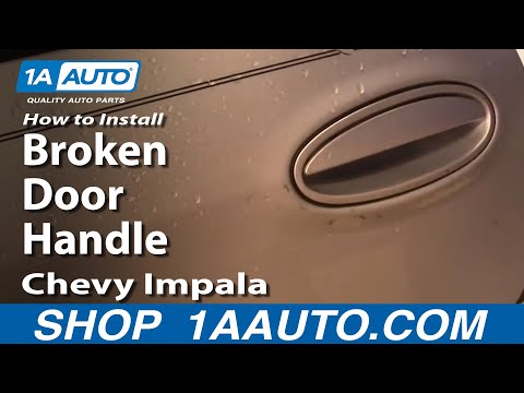 How To Install Repair Replace Broken Rear Door Handle Chevy Impala 00-05 1AAuto.com