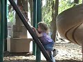 Lily on the slide Lily on the slide