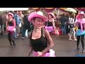 Thai Girl Dancers in Pink Cowboy Hats (II).
