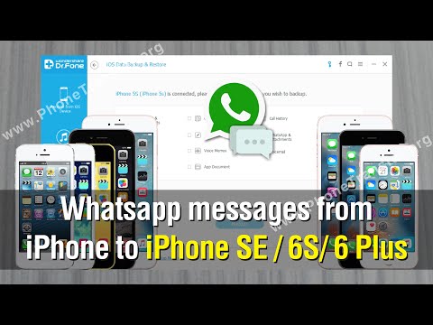How to Transfer Whatsapp messages from iPhone to iPhone SE/6S/6 Plus How to Transfer Whatsapp messages from iPhone to iPhone SE/6S/6 Plus