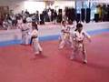 Alma Atassi and Manar Yaseen taekwondo high kicks