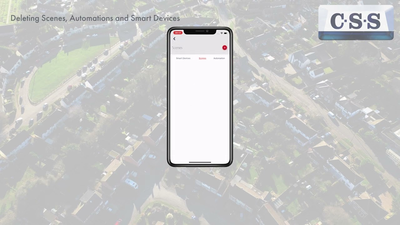 CSS HomeControl2 0 Deleting Scenes, Automations and Smart Devices