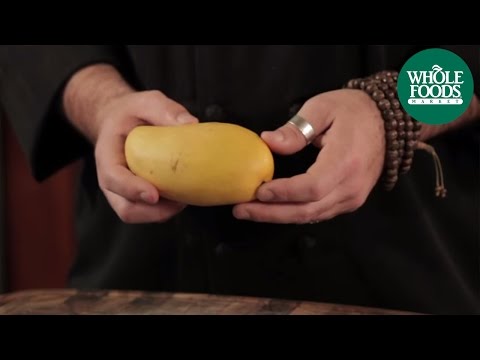 how to properly cut a mango