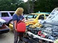 Demolition derby ``Hit-tress'' battles for crown