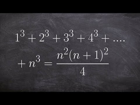 how to prove the sum formula