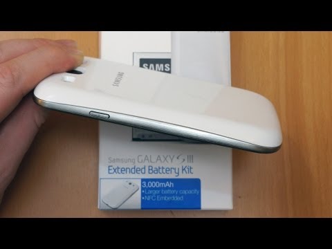 Genuine Samsung Galaxy S3 Extended Battery Kit Review - 3000mAh - NFC Compatible