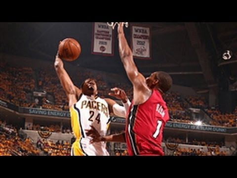 paul - Check out this BIG slam by Paul George on the fastbreak as he delivers the facial against Chris Bosh in the Game 6 Eastern Conference Finals showdown in Indi...