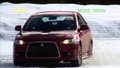 2009 Mitsubishi Ralliart Snow Test