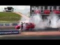 Two clips of two 9 second runs by a Ford Escort Cosworth Twin Turbo Drag Car at Santa Pod Raceway. Subscribe for more :)