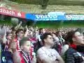 G�stekurve in M�nchengladbach h�pft/SC Freiburg Ausw�rtssieg
