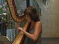 Harp Music Harpist Concert A bird came flying