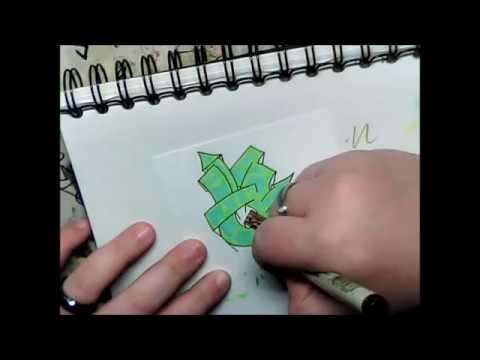 how to draw graffiti letters q