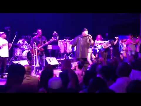 godfather of gogo - Sugar Bear Big G rocking the stage.