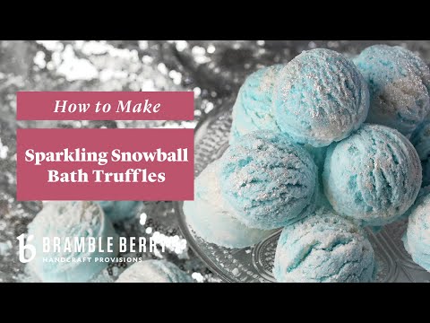 Sparkling Snowball Bath Truffle Project
