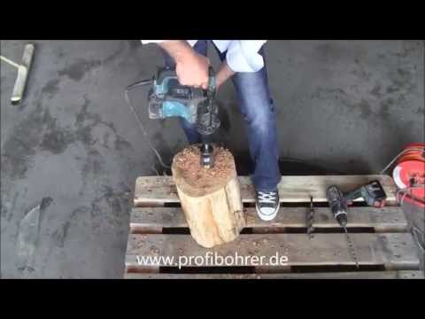 HowTo Schlangenbohrer verwenden mit Vorbohren