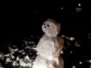 Car hitting snowman pt 1 Car hitting snowman pt 1