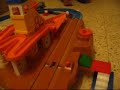 thomas dennin and emily all on same track with wash set and quarry loader. also cars and bridge.