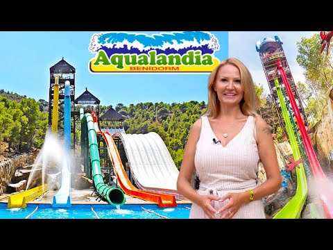 Aqualandia/Aqualandia/El mejor parque acuático de Europa/Vida en Benidorm/Vacaciones en España 2020/Costa Blanca