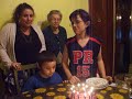 Happy birthday Christian  with tia and family