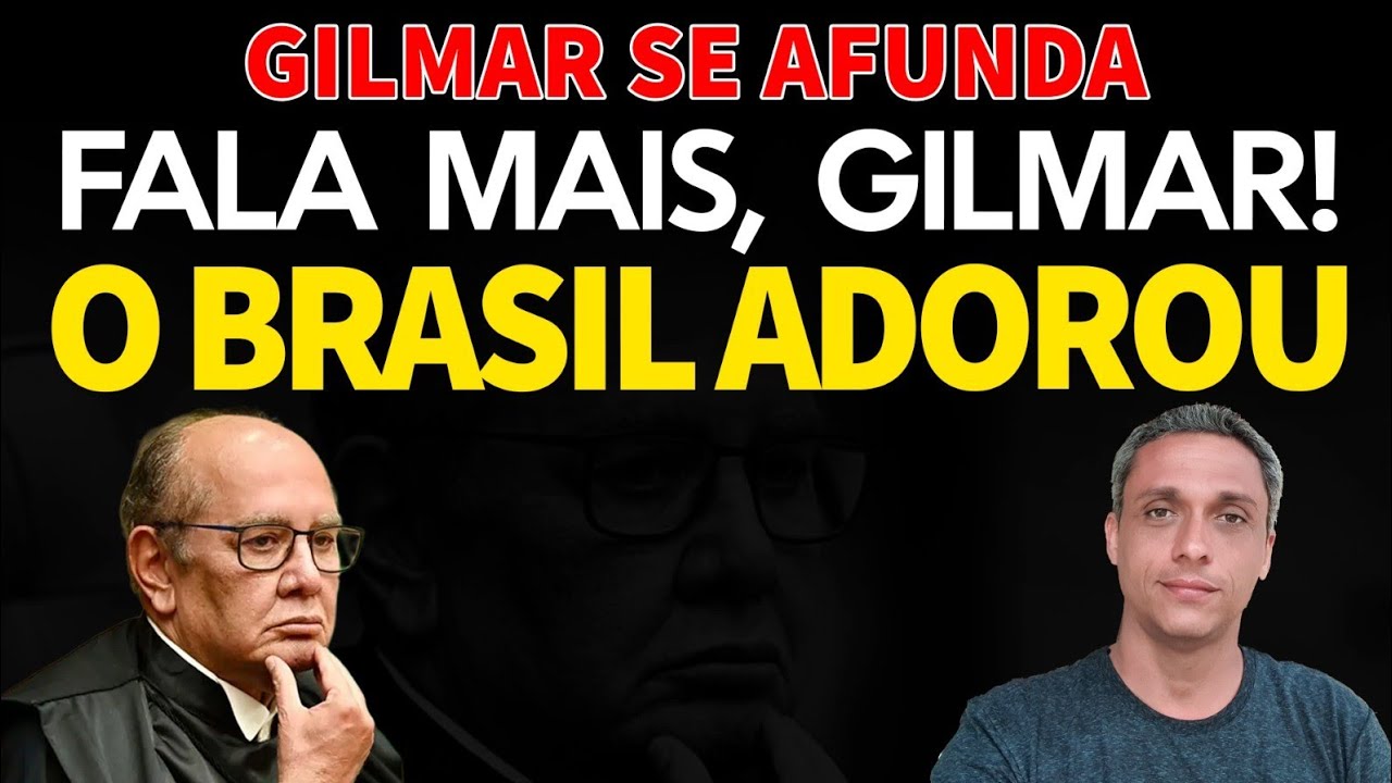 Fala mais, Gilmar! O Brasil está adorando essas entrevistas desesperadas.