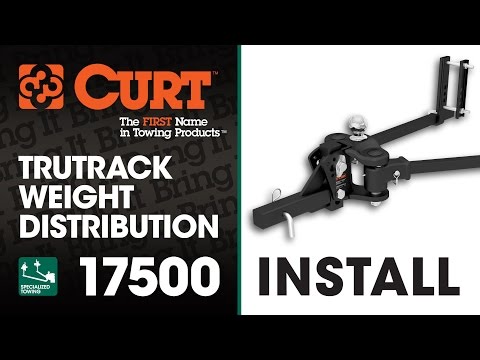 how to install a weight distribution hitch video