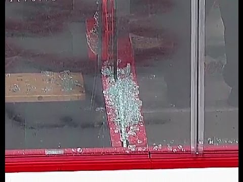 Josh Gorges shatters glass to penalty box