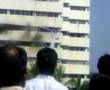 PNSC building in FIre