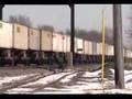 BNSF 5435 - westbound stack train - Toluca, IL. 01/27/08