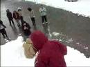 Brincando na neve