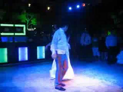 Shachar and Rinat dancing Zouk at their wedding