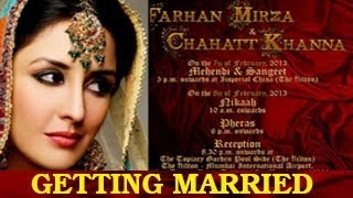 Ayesha aka Chahat Khanna GETS MARRIED on 8th February - CONGRATULATIONS !!!