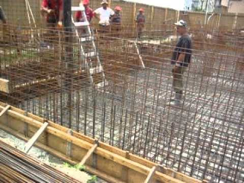 The base plate concreting