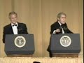 George Bush And Steve Bridges @ WHCA Dinner