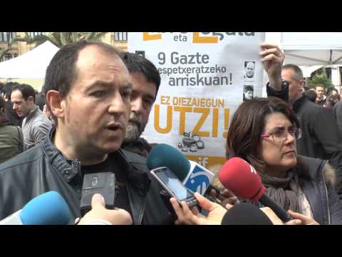 SORTU muestra su apoyo a los jóvenes condenados de Donostia SORTU muestra su apoyo a los jóvenes condenados de Donostia