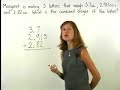 Watch Video on Decimal Word Problems - Pre Algebra Help